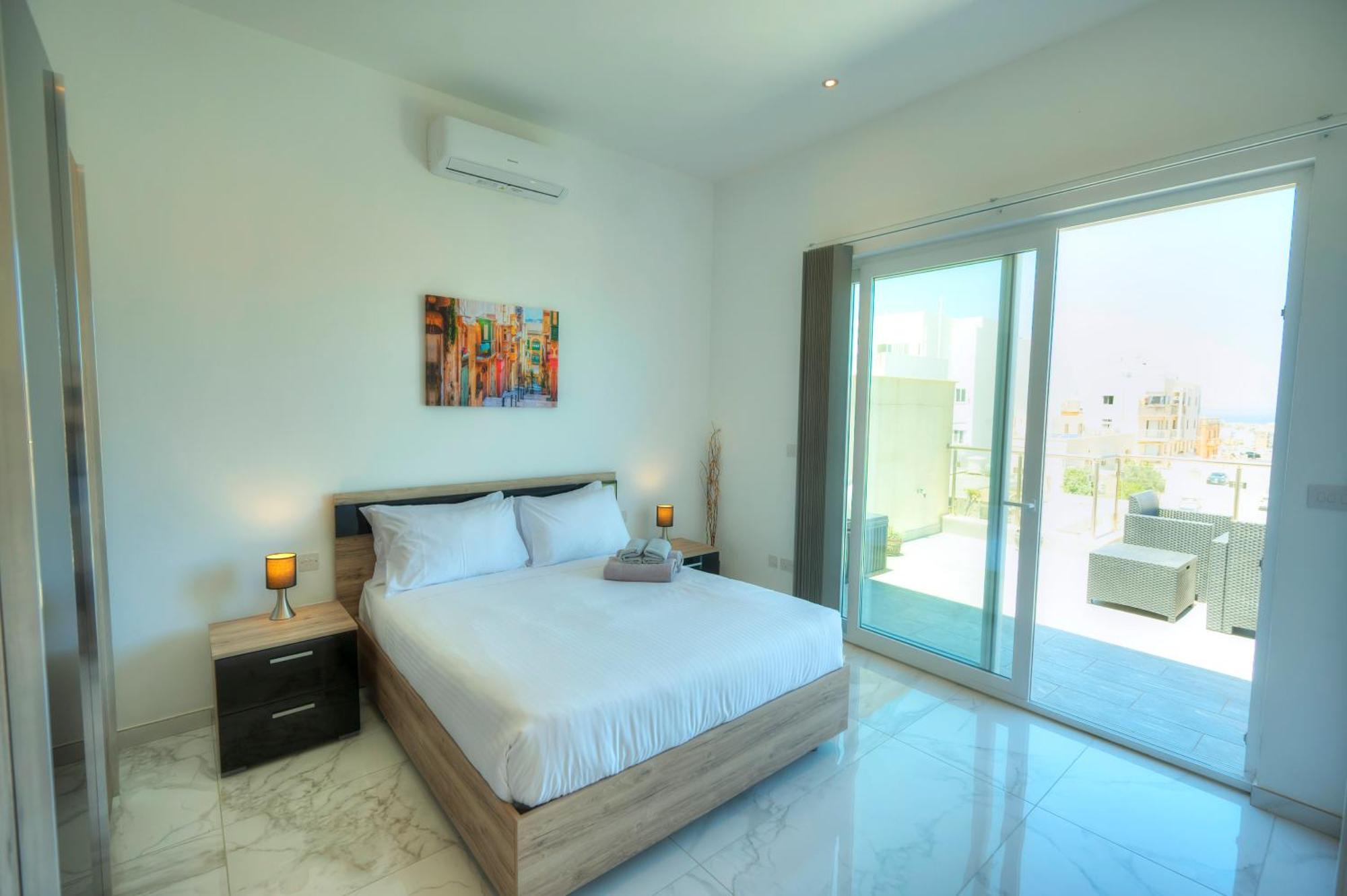 Luxurious Penthouse With 2 Large Terraces Dger1-1 Apartment Saint Julian's Ngoại thất bức ảnh