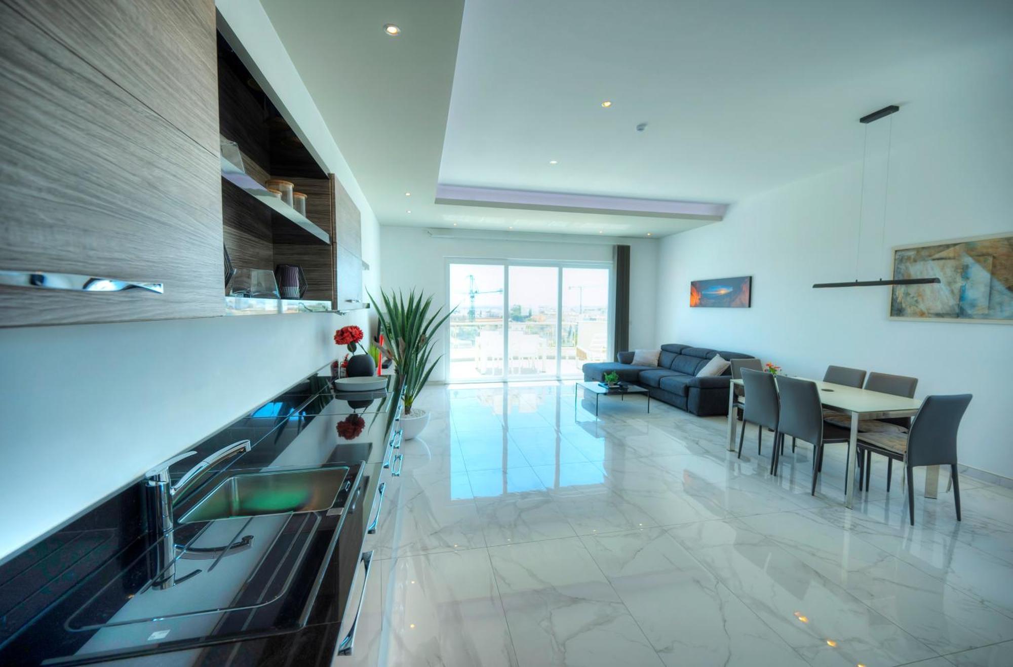 Luxurious Penthouse With 2 Large Terraces Dger1-1 Apartment Saint Julian's Ngoại thất bức ảnh